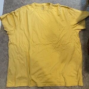 Dark yellow LLBean crew neck t shirt